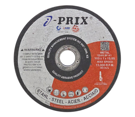 ĐÁ CẮT IPRIX ES46 105 X 1.0 X 15.88MM                                  